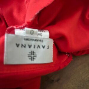 Red Faviana Prom/Evening Wear Dress, Size 0, used just once